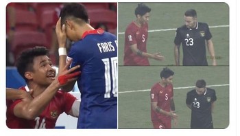 Setelah Asnawi dengan Faris, kini Klok dan Van Hau. Foto: Twitter