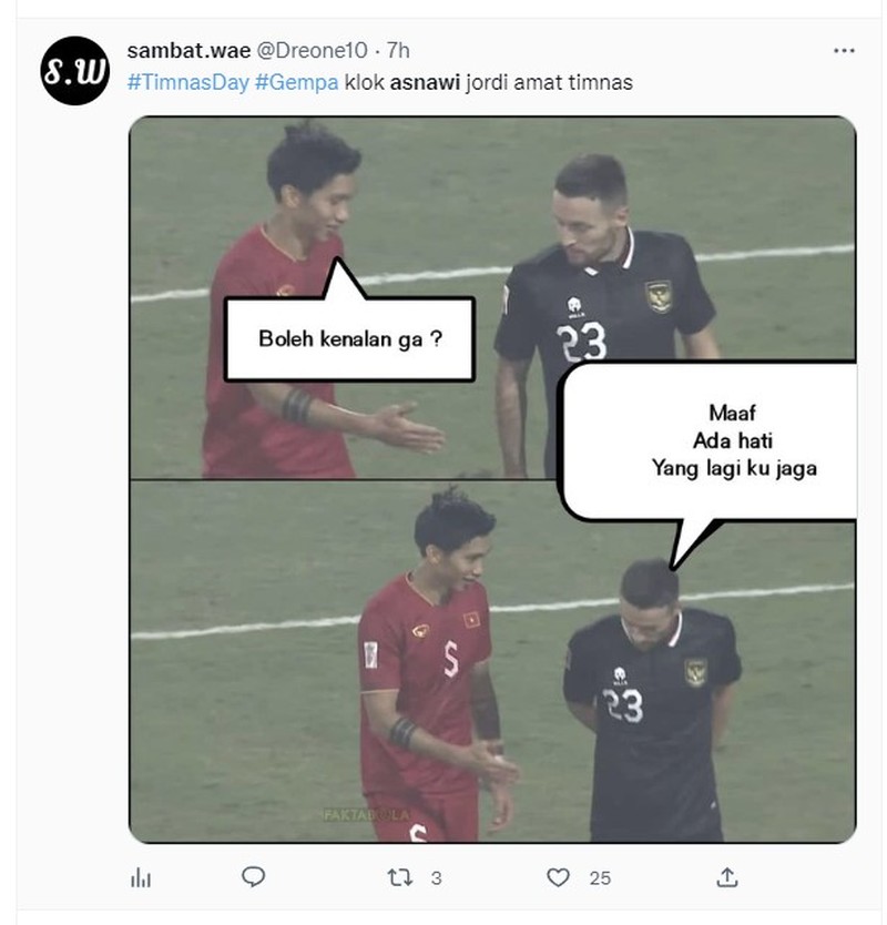 Meme Asnawi dan Klok