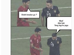 Meme Kocak Asnawi hingga Marc Klok Tolak Salaman Doan Van Hau