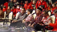 HUT PDIP juga dihadiri sejumlah menteri kabinet, di antaranya Mendikbud Nadiem Makarim, Menlu Retno Marsudi, Menko PMK Muhadjir, Menkopolhukam Mahfud Md.  