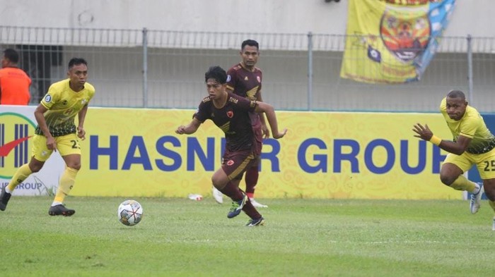 PSM Makassar bermain imbang 1-1 di markas Barito Putera pada laga tunda pekan ke-6 Liga 1 2022/2023.