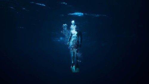 Ilustrasi thalassophobia.