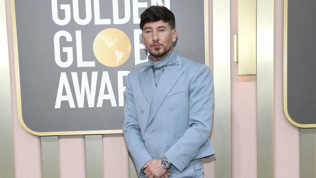 BEVERLY HILLS, CALIFORNIA - JANUARY 10: 80th Annual GOLDEN GLOBE AWARDS -- Pictured: Barry Keoghan arrives to the 80th Annual Golden Globe Awards held at the Beverly Hilton Hotel on January 10, 2023 in Beverly Hills, California. --  (Photo by Kevork Djansezian/NBC via Getty Images)