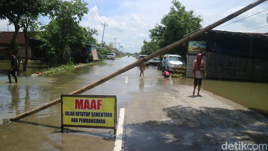 Banjir Pantura Jateng Meninggi, Jalur Alternatif Rembang-Pati Ditutup
