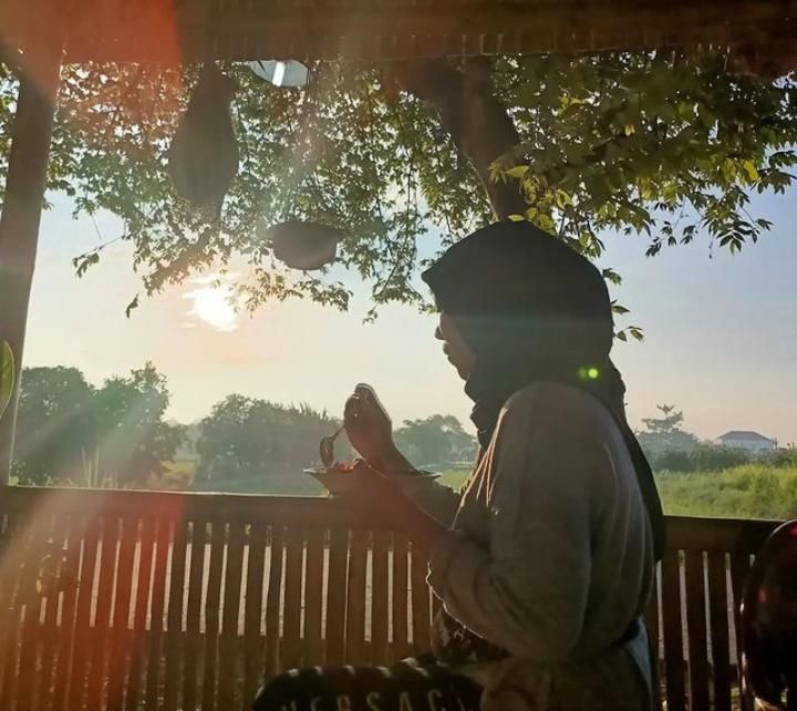 cafe dengan pemandangan sawah (istimewa)