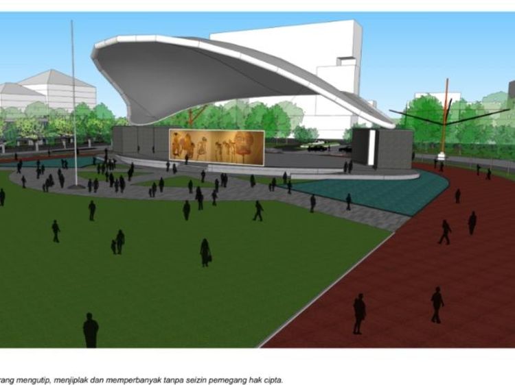 Megahnya Desain Baru Lapangan Merdeka Medan