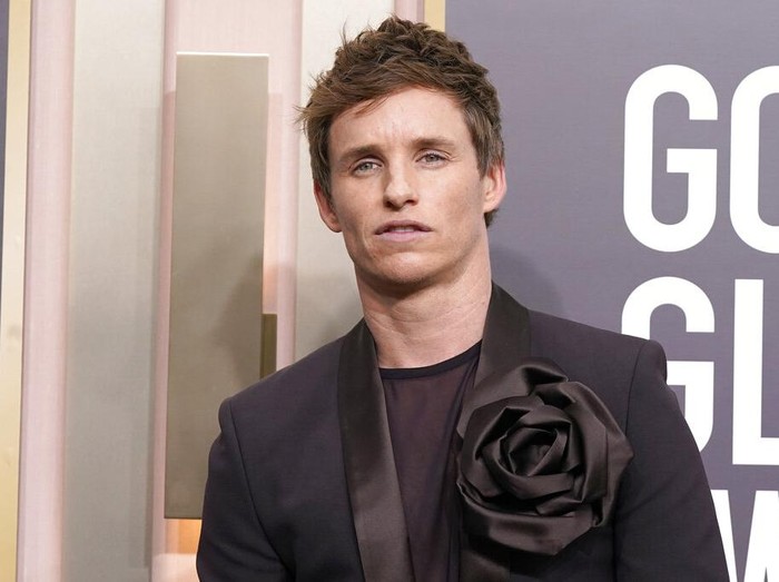 Eddie Redmayne arrives at the 80th annual Golden Globe Awards at the Beverly Hilton Hotel on Tuesday, Jan. 10, 2023, in Beverly Hills, Calif. (Photo by Jordan Strauss/Invision/AP)