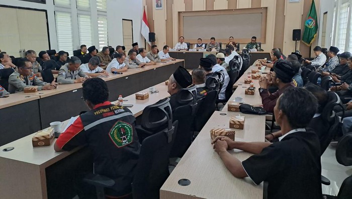 Forkopimda Jombang Duduk Bersama 24 Perguruan Silat