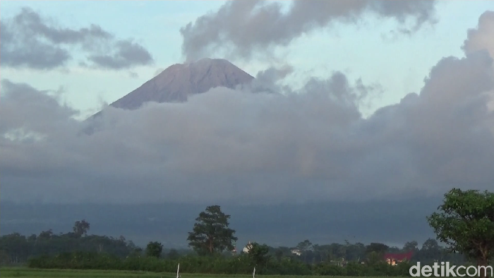 Gunung Semeru luncurkan lava pijar