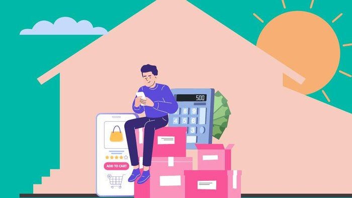 Infografis tips memulai bisnis rumahan modal kecil