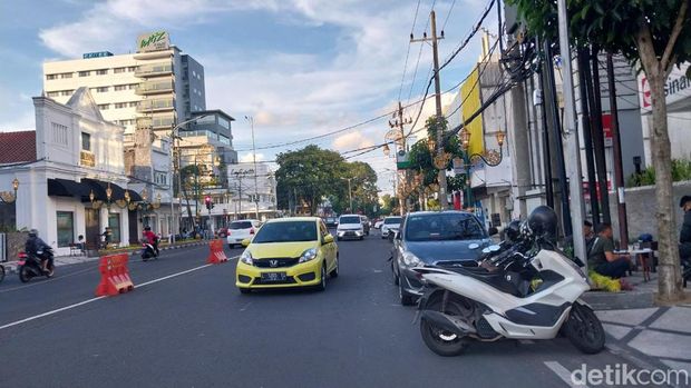 Jalan Basuki Rahmat kawasan Kayutangan Kota Malang akan jadi satu arah