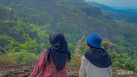 Dokumentasi pendaki saat sampai puncak