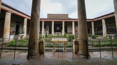 Penampakan Rumah Mewah Bekas Prostitusi di Pompeii