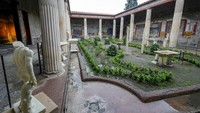 Rumah mewah yang baru dipugar ini kemungkinan besar milik dua mantan budak, Aulus Vettius Conviva dan Aulus Vettius Restitutus, yang menjadi kaya melalui perdagangan anggur.  