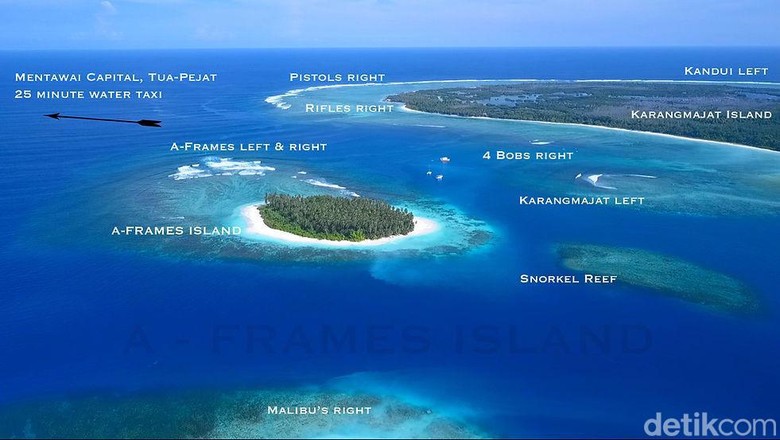 Pulau Pananggalat di Kepulauan Mentawai dikabarkan di jual di situs luar negeri.