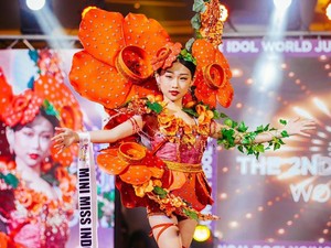 Quinn Richelle Bawa Pulang Banyak Piala dari Ajang Junior Idol World 2023