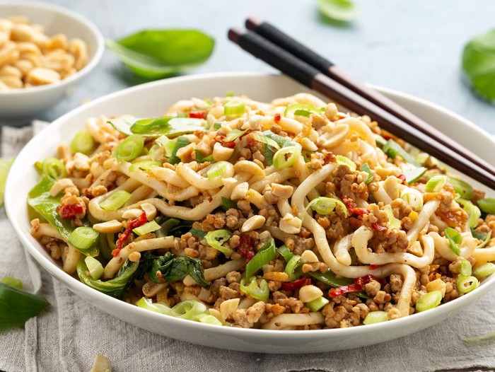 Resep Udon Goreng Ayam dan Kacang