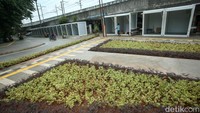 Progres revitalisasi kios kini memasuki penyelesaian tahap akhir, Rabu (11/1/2023).