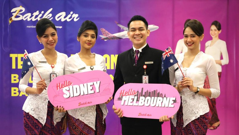 Batik Air Terbang ke Australia