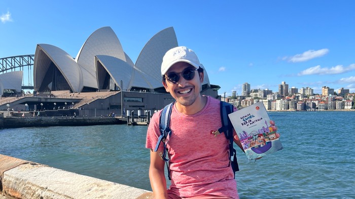 Erick Octavian, kuliah sambil kerja di Australia.