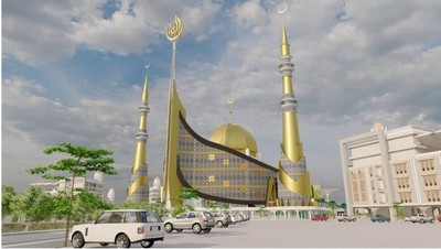 Begini Desain Islamic Center Medan yang Megah dan Lengkap