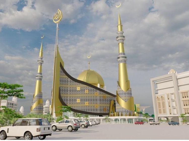 Begini Desain Islamic Center Medan yang Megah dan Lengkap