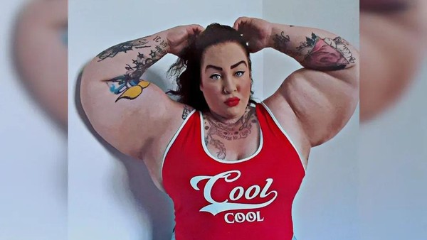 Potret Viral Wanita yang Dijuluki She-Hulk di Dunia Nyata, Beratnya 158 Kg