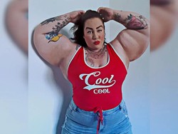 Potret Viral Wanita yang Dijuluki She-Hulk di Dunia Nyata, Beratnya 158 Kg