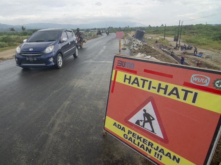Jalan yang Hilang Akibat Likuifaksi Kini Berfungsi Kembali