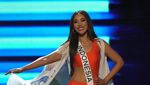 8 Foto Gek Bali Laksmi di Penjurian Miss Universe 2022