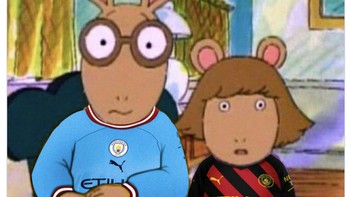 Meme kocak Man City kalah pun bertebaran di internet. Foto: Twitter