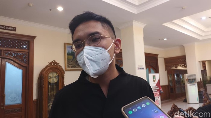 Mangkunegoro X di Balai Kota Solo, Kamis (12/1/2023).