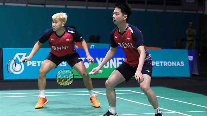 Marcus/Kevin di Malaysia Open 2023