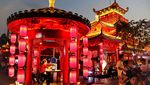 Menikmati Suasana Malam Old Shanghai Sedayu City Jelang Imlek