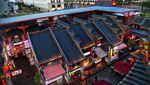 Menikmati Suasana Malam Old Shanghai Sedayu City Jelang Imlek