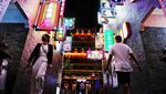 Menikmati Suasana Malam Old Shanghai Sedayu City Jelang Imlek