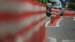 Stick Cone di Salemba Banyak yang Rusak Gegara Ditabrak Pengendara