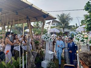 Kenangan Bupati Jembrana Saat Hadiri Pernikahan Venna-Ferry