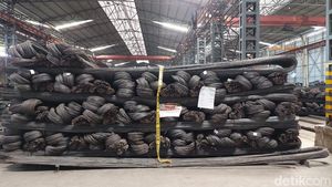Penampakan Besi Beton Rp 32 M Tak Ber-SNI yang Akan Dimusnahkan