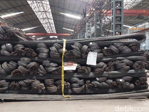 Penampakan Besi Beton Rp 32 M Tak Ber-SNI yang Akan Dimusnahkan