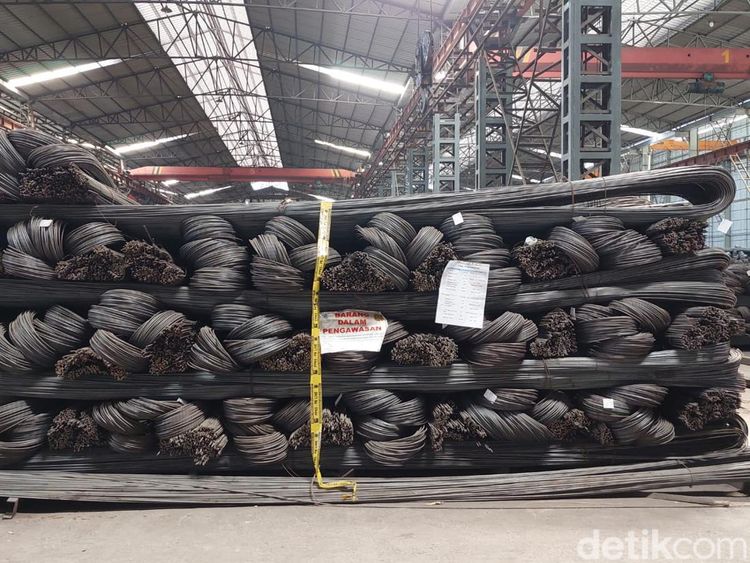 Penampakan Besi Beton Rp 32 M Tak Ber-SNI yang Akan Dimusnahkan