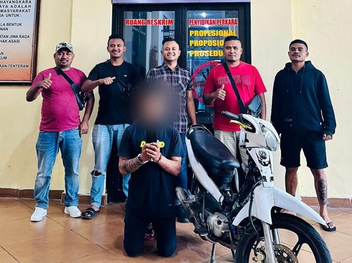 SDG dan sepeda motor hasil curiannya diamankan Unit Jatanras Satuan Reskrim Polres Mangarai, NTT, Kamis (12/1/2023) sore.