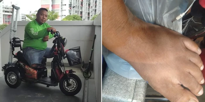 Tega! Pelanggan Paksa Ojol Disabilitas Antar Makanan ke Lantai 2