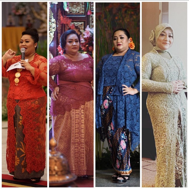 Tike berhasil memangkas berat badan sebanyak 37 kg. Pada September 2022, dia mengungkapkan kalau bobotnya kini 68 kg. Foto: Instagram/@tikeprie