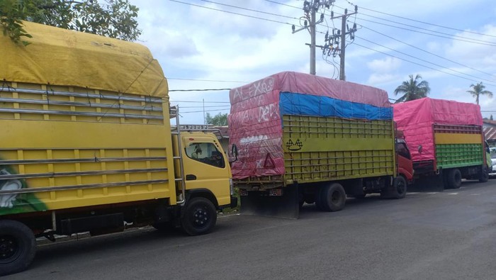 3 Truk Bawa 2,4 Ton Solar Subsidi di Sinjai disetop polisi.