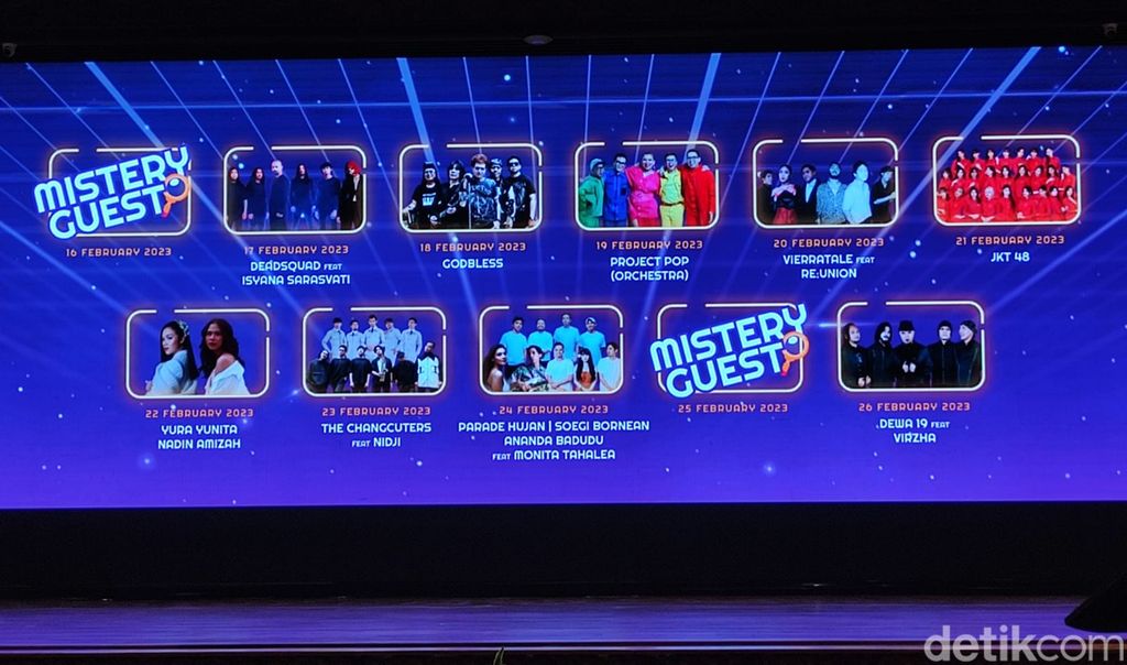 Daftar band dan musisi yang konser di IIMS 2023.