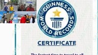Salah satu peserta, Ali Irani membagikan dalam Instagramnya sertifikat yang dikeluarkan Guinness World Record.