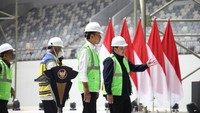Presiden Jokowi mengatakan, IMS merupakan fasilitas arena tertutup multifungsi yang paling besar di Indonesia. Foto: Dok. Kementerian PUPR