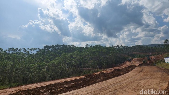 Lokasi yang akan dibangun Istana Presiden IKN