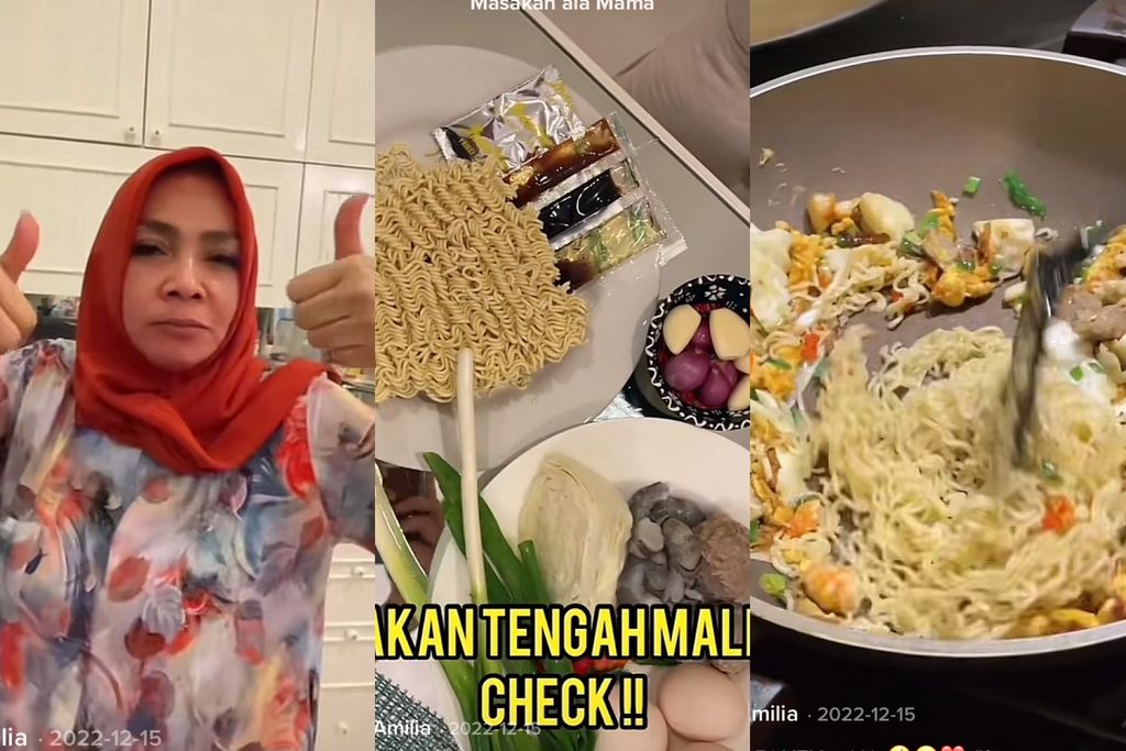 Masakan Rieta Amilia yang sederhana namun rasanya lezat.